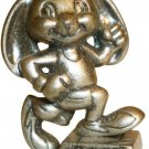 2007 RUNNING RABBIT BUNNY PEWTER MINIATURE FIGURINE Monopoly Token