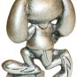 2007 RUNNING RABBIT BUNNY PEWTER MINIATURE FIGURINE Monopoly Token