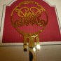 BEAUTIFUL 24K GOLD PLATE SCENES OF WILLIAMSBURG WILLIAM & MARY CYPHER