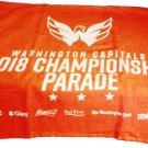 COMMEMORATIVE WASHINGTON CAPITALS 2018 CHAMPIONSHIP PARADE Red Hand Towel