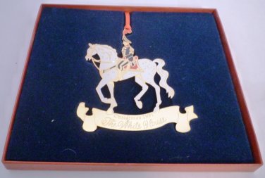 COLLECTIBLE WHITE HOUSE HISTORICAL ASSOCIATION CHRISTMAS TREE ORNAMENT 19944