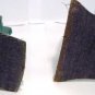 VINTAGE SOLID BRASS BOOKENDS SET/2 MAZEL TOV ON YOUR BAR MITZVA ISRAEL JUDAISM