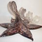 BEAUTIFUL MURANO SPECKLED GLASS DECORATIVE FLOWER FIGURINE