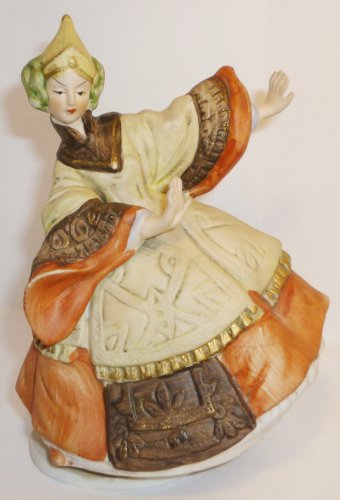 CHARMING DANCING GIRL MUSIC BOX ARDALT LENWILE