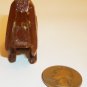 CHARMING MINIATURE FIGURINE HANDCARVED WOOD BASSET HOUND DOG