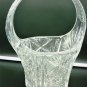 STUNNING VINTAGE BOHEMIAN CRYSTAL BASKET CANDY FRUIT BOWL