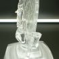 VINTAGE BEAUTIFUL CRISTAL D'Arques FRANCE LEAD Crystal GLASS PEACOCK FIGURINE