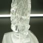 VINTAGE BEAUTIFUL CRISTAL D'Arques FRANCE LEAD Crystal GLASS PEACOCK FIGURINE
