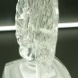 VINTAGE BEAUTIFUL CRISTAL D'Arques FRANCE LEAD Crystal GLASS PEACOCK FIGURINE