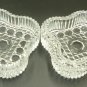 BEAUTIFUL VINTAGE CRYSTAL GLASS SQUARE JEWELRY VANITY BOX