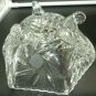 VINTAGE CRYSTAL GLASSES FOOTED LIDDED CANDY COOKIE DISH JAR