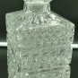 VINTAGE GLASS CRYSTAL PRESSED LIQUOR DECANTER