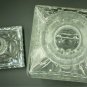VINTAGE GLASS CRYSTAL PRESSED LIQUOR DECANTER