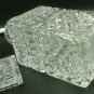 VINTAGE GLASS CRYSTAL PRESSED LIQUOR DECANTER