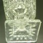 STUNNING VINTAGE CRYSTAL LIKE PRESSED GLASS LIDDED URN
