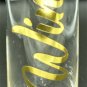 STEMLESS WINE GLASSES FLUTE SET OF 4 DAVE & BUSTERS Drink Eat Play Win