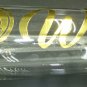 STEMLESS WINE GLASSES FLUTE SET OF 4 DAVE & BUSTERS Drink Eat Play Win