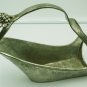 VINTAGE ANTIQUE GERMANY ZINN WINE BOTTLE HOLDER SERVER GRAPES DECOR