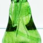 STUNNING MURANO ITALY GREEN GLASS PEAR FIGURAL PAPERWEIGHT