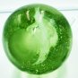 STUNNING MURANO ITALY GREEN GLASS PEAR FIGURAL PAPERWEIGHT