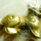 DOLLHOUSE MINIATURE SOLID BRASS LION FIGURINE