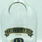 COLLECTIBLE GLASS LIQUOR BOTTLE CENTENARIO RUM 12 YEARS 750ML