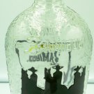 COLLECTIBLE EMPTY CLEAR GLASS LIQUOR BOTTLE 3 AMIGOS TEQUILA MEXICO
