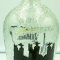 COLLECTIBLE EMPTY CLEAR GLASS LIQUOR BOTTLE 3 AMIGOS TEQUILA MEXICO