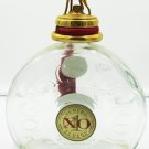 COLLECTIBLE EMPTY CLEAR GLASS LIQUOR BOTTLE ROUND LANDY XO COGNAC FRANCE 750ML