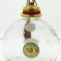 COLLECTIBLE EMPTY CLEAR GLASS LIQUOR BOTTLE ROUND LANDY XO COGNAC FRANCE 750ML