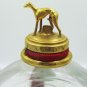 COLLECTIBLE EMPTY CLEAR GLASS LIQUOR BOTTLE ROUND LANDY XO COGNAC FRANCE 750ML