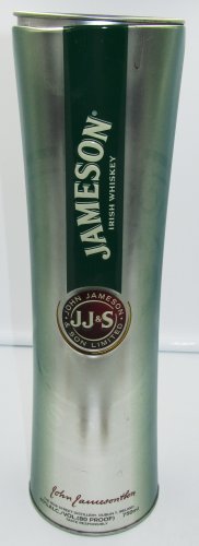COLLECTIBLE EMPTY LIQUOR BOTTLE ALUMINUM HOLDER JAMESON WHISKEY