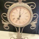 DECORATIVE BATTERY OPERATED MANTEL DESK SHELF CLOCK BRUSSELS