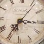 DECORATIVE BATTERY OPERATED MANTEL DESK SHELF CLOCK BRUSSELS