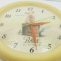DECORATIVE BATTERY OPERATED NOVELTY WALL CLOCK BABE PIG IN A CITY