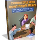 Connecting With Busy People Basics