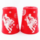12 Pcs Sport Stacking Speed Stacks Cups Cool Red (Cup Stacking) Competitive Game