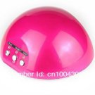 DHL Free Shipping Rose 15W CCFL LED UV Gel Nail Art Lamp Portable Nail Dryer Curing Home / Salon