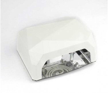 White Professional 12W CCFL LED UV Nail art phototherapy Lamp Nail Dryer Curing Light Home / Salon