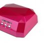 DHL Free Shipping Portable Rose 36W CCFL LED UV Gel Nail art Lamp Curing light  Home / Salon