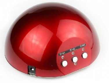DHL Free Shipping Red 15W CCFL LED UV Gel Nail Art Lamp Nail Dryer Curing equal as 36W UV Lamp