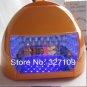 DHL Free Shipping Orange 12W LED Gel Nail Art Lamp Portable Nail Dryer Curing Light Home / Salon