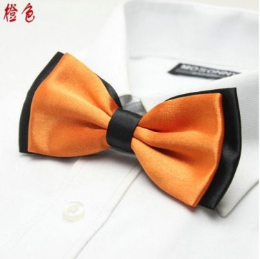 5 PCS New Satin Mens Pre Tied Wedding Party Fancy Plain Necktie tie Bow ties