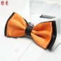 5 PCS New Satin Mens Pre Tied Wedding Party Fancy Plain Necktie tie Bow ties