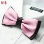 5 PCS New Satin Mens Pre Tied Wedding Party Fancy Plain Necktie tie Bow ties
