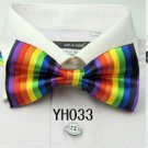 5 PCS Rainbow Adjustable Neutral Bow Tie