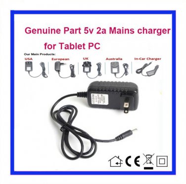 5V 2A AC Adaptor Adapter Power Supply wall Charger For WT-0530 10" CnM Touchpad Android Tablet PC