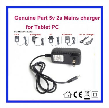 5V 2A AC Adaptor Adapter Power Supply wall Charger For SuperPad V10 Tab10 Tablet PC