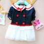 J4 Baby Girl Cotton Ruffle Party Formal Outfit Dress 6-12-18-24-36 Months
