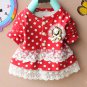 J6 Baby Girl Cotton Dots Lace Ruffle Outfit Jacets Coats 6-12-18-24-36 Months